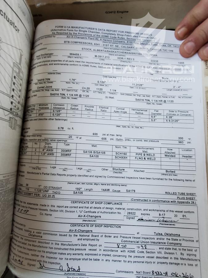 Used 3412 JGJ4 3 stage sour