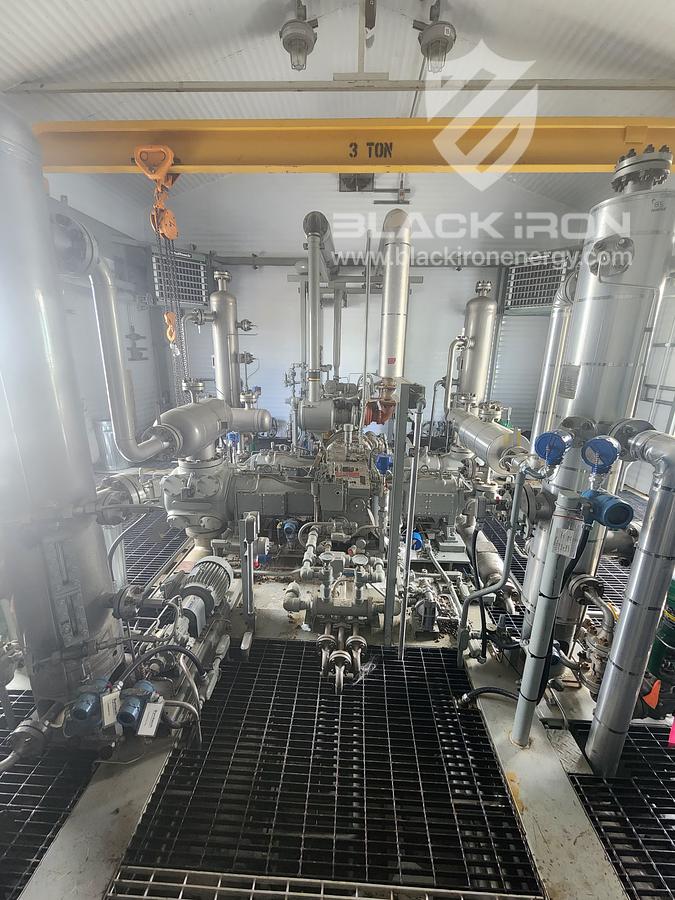 Used 169 hp Cat 3306TA Ariel JG4-4 Acid Gas Compressor