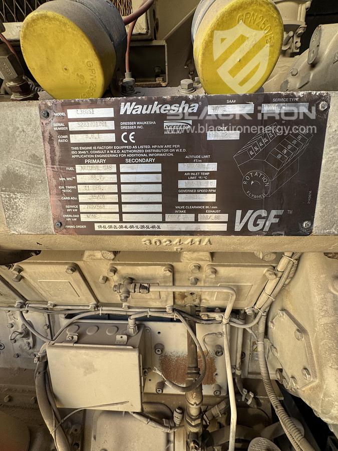 Used 500 kW Waukesha L36GSI Genset - UNIT 1