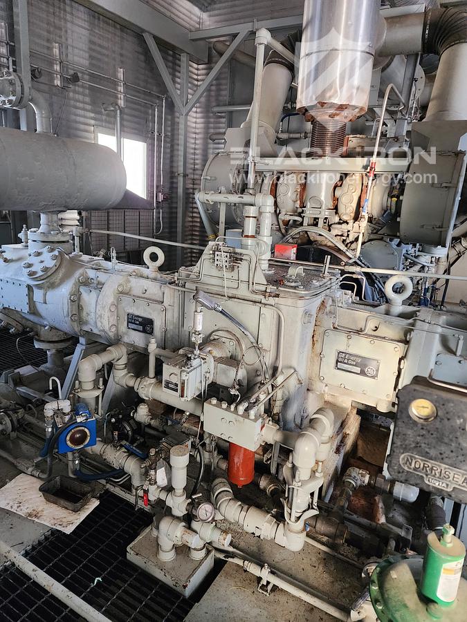 Used 1150 hp CAT G3516LE-A3 GE Gemini ES602 2-Stage Sour (1 of 2 Available)