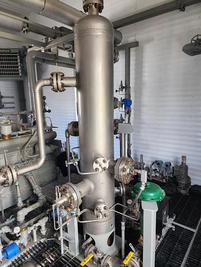 Used 169 hp Cat 3306TA Ariel JG/4 4-Stage Acid Gas Compressor for S...