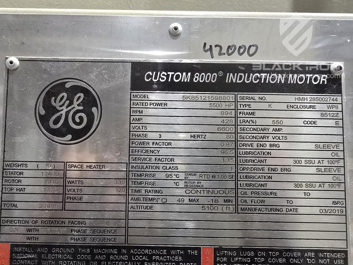 Used 5500 hp GE Electric Drive Ariel KBZ/6 4-Stage (1 of 4 Available)