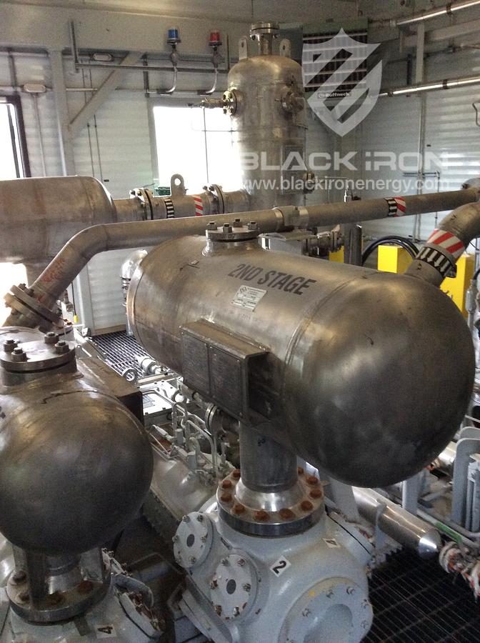 Used Qty. 2 - 300hp EMD Ariel JGA/6 5-Stage Acid Gas Units