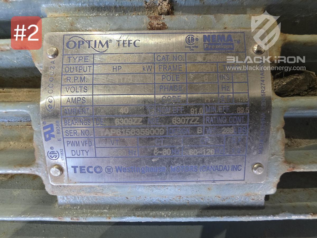 Used Optim 7.5 HP Electric Motor