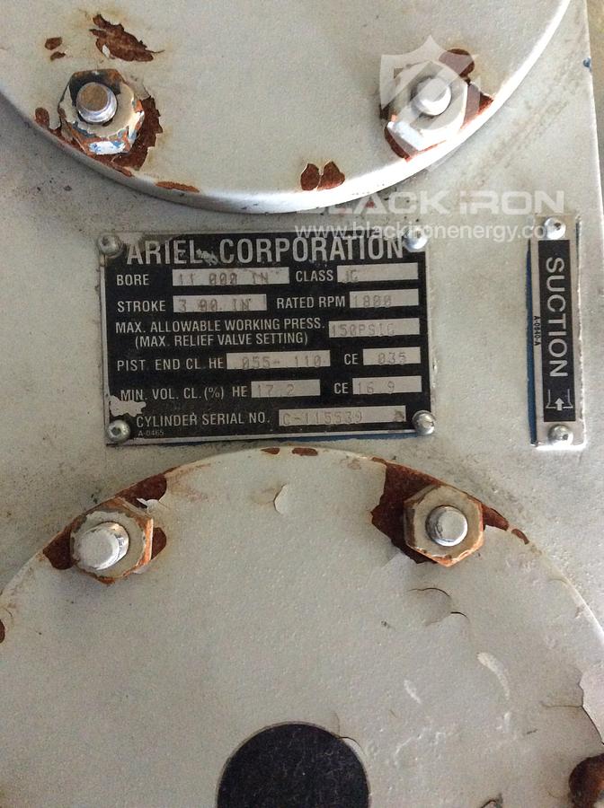 Used Qty. 2 - 300hp EMD Ariel JGA/6 5-Stage Acid Gas Units