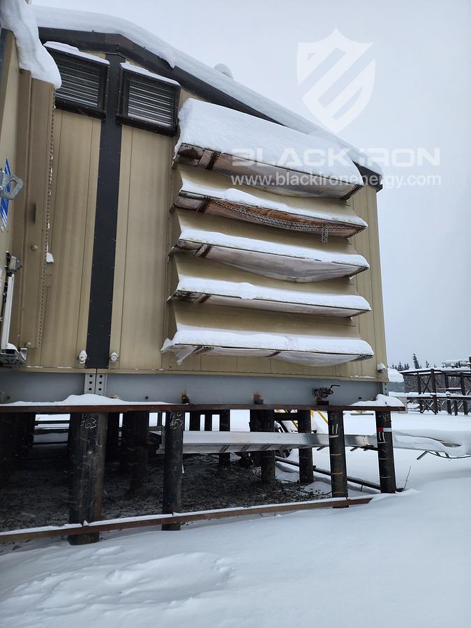 New Surplus Dual 1000 kW Nat Gas/Diesel Genset Package