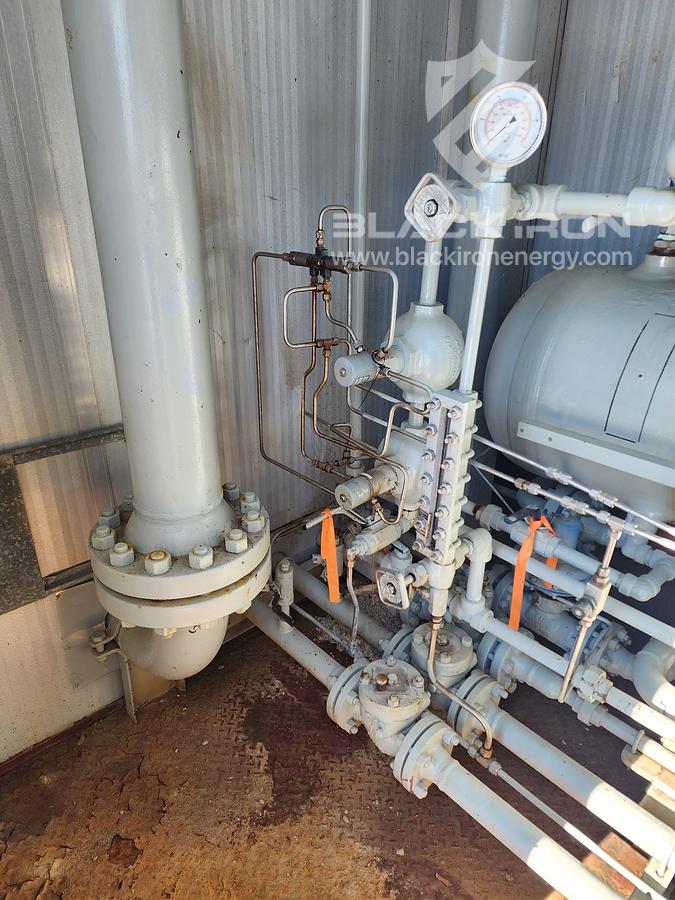 Used 36" Horizontal Sour Separator(1440 psi) with Blowcase(1650 psi)