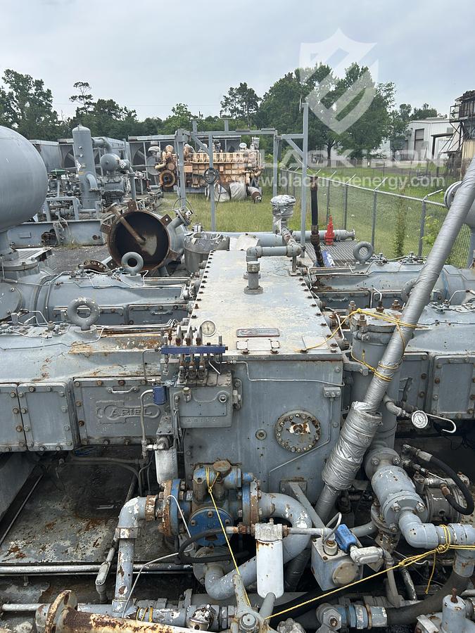 Used 2370 hp CAT 3608TA Ariel JGD/4 4-Stage Sour Recip Unit #090132