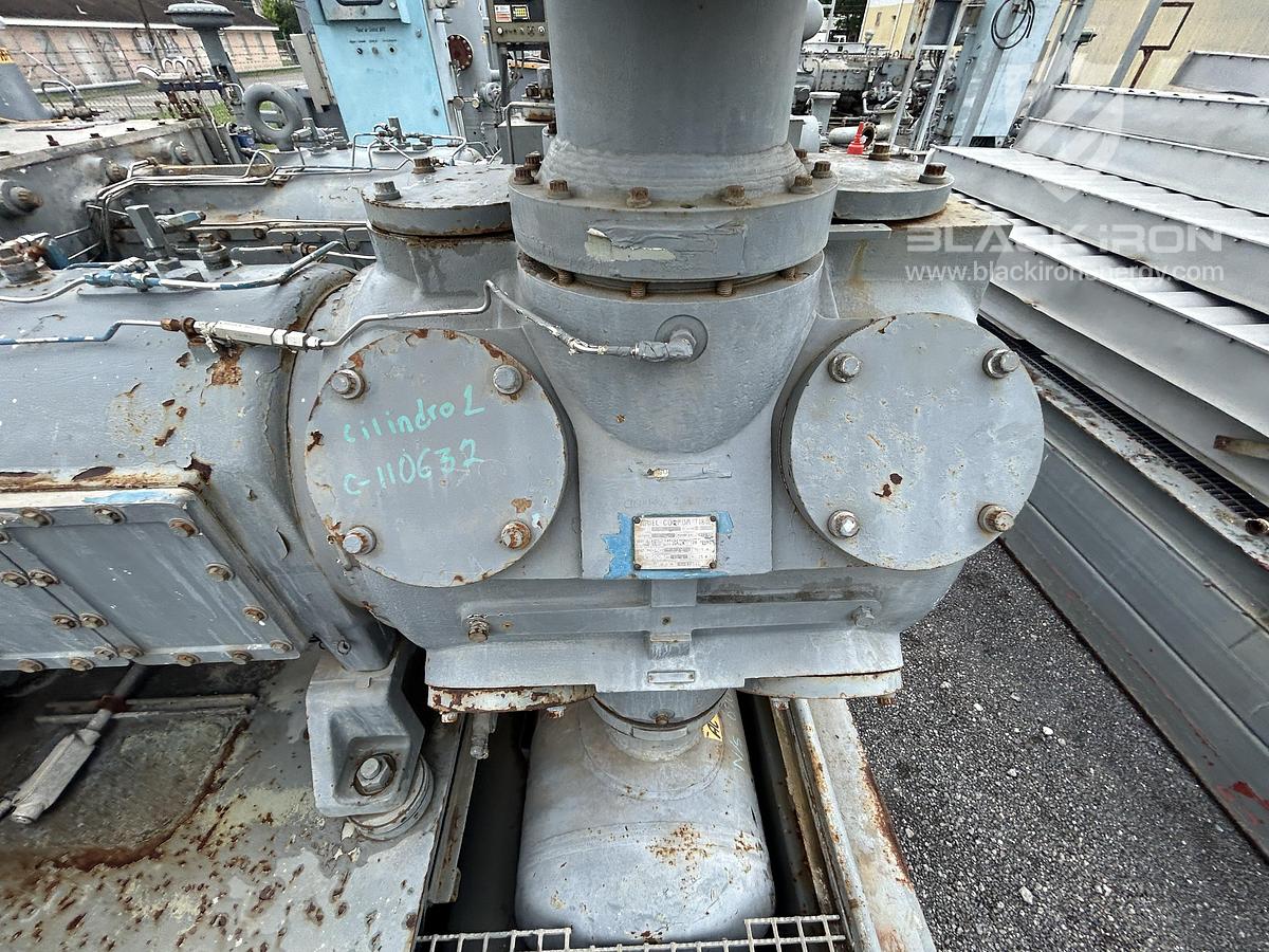 Used 2370 hp CAT 3608TA Ariel JGD/4 4-Stage Sour Recip Unit #090132