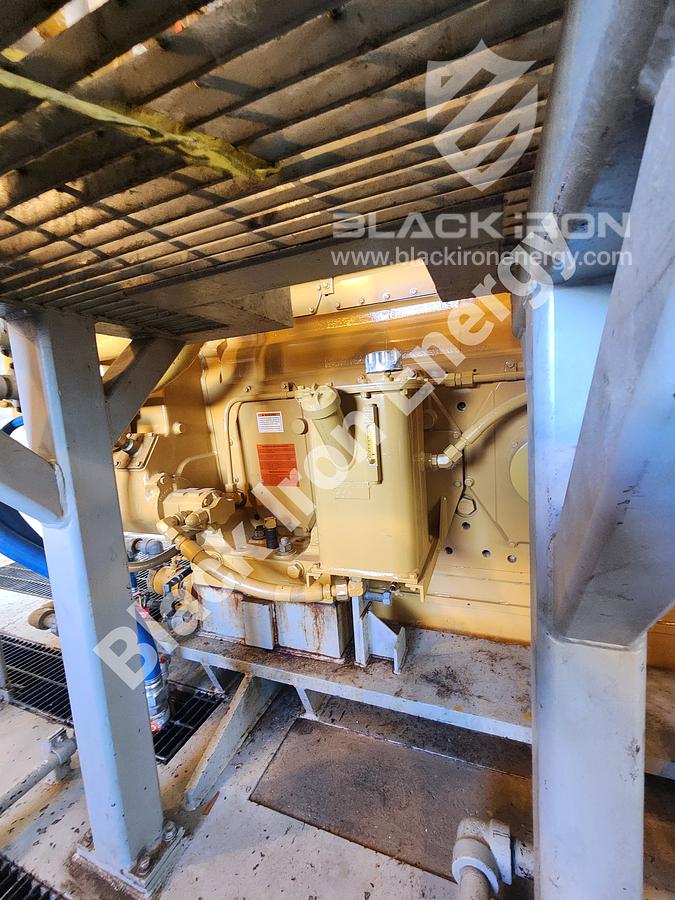 Used 2370 hp Caterpillar G3608-A3 natural gas engine c/w EJW/TAW Cooler, Air Intake, Silencer, & Hot Start (Tag K-5800)