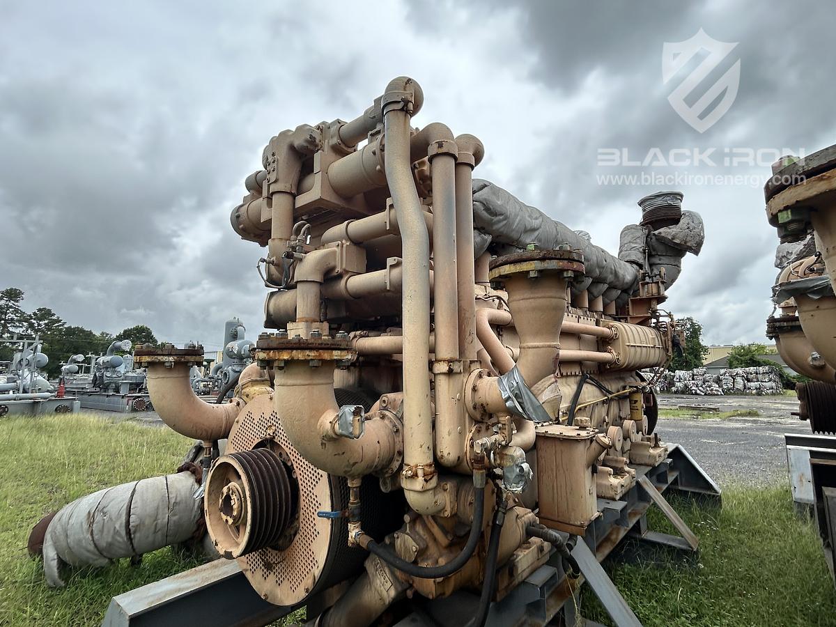 Used 2370 hp CAT 3608TA Ariel JGD/4 4-Stage Sour Recip Unit #090132