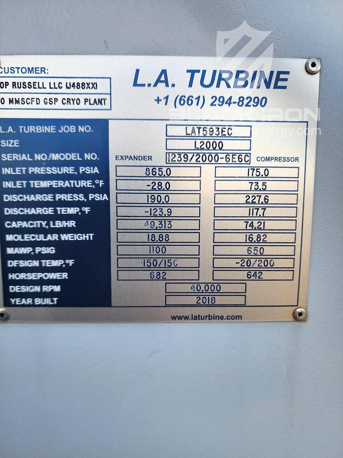 Used 60MM Cryogenic Plant