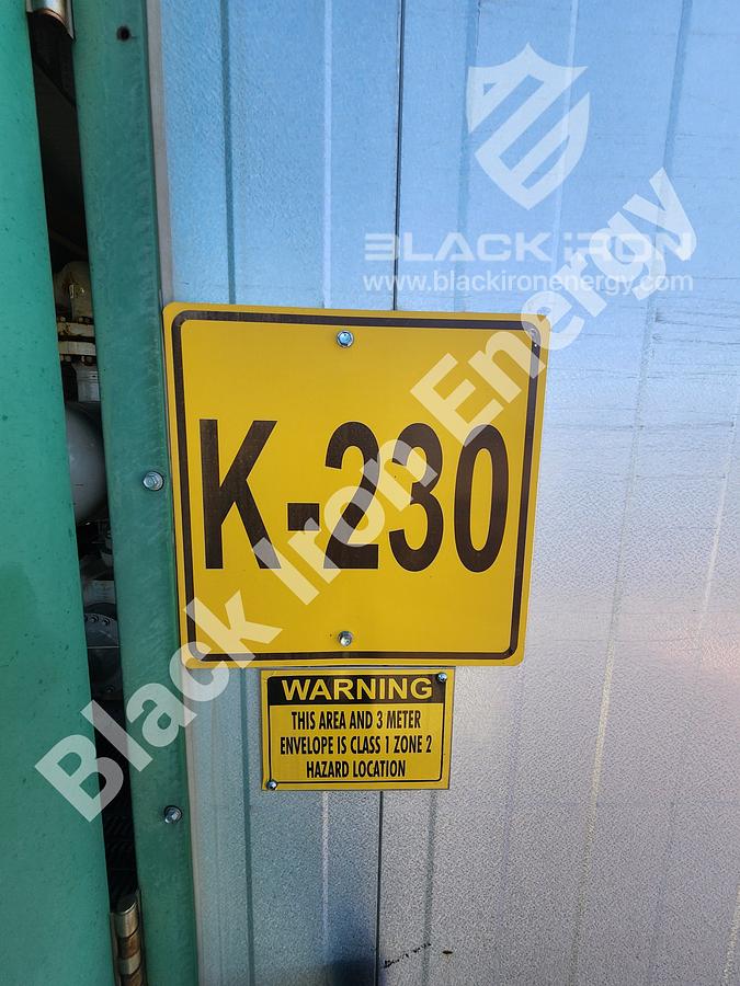 Used 840 hp Waukesha F3524GSI Natural Gas Engine c/w Silencer (Tag K-230)