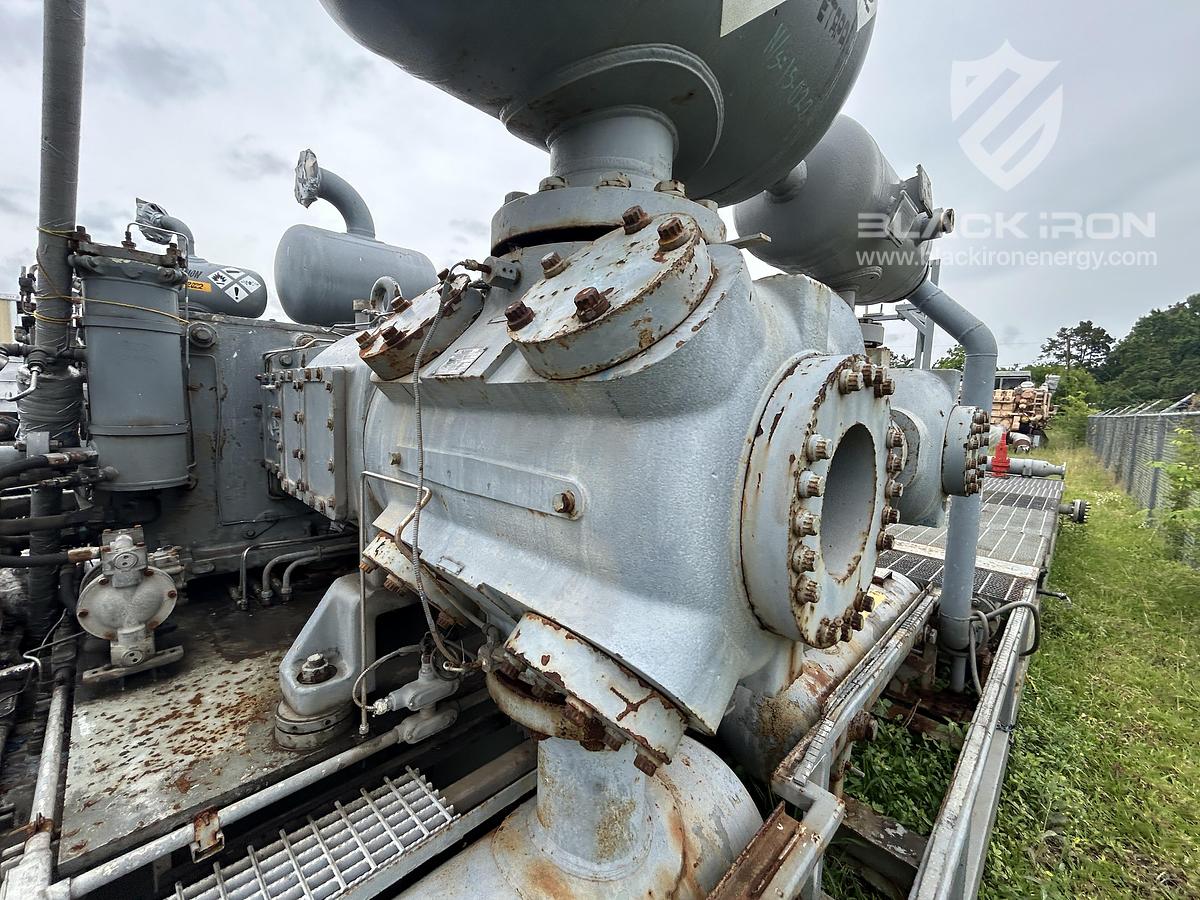 Used 2370 hp CAT 3608TA Ariel JGD/4 4-Stage Sour Recip Unit #090132