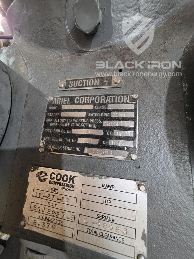 Used (3) 4735 Hp CAT G3616-A3 JGC/6 3 Stage Sweet