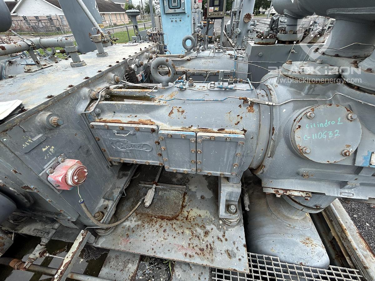 Used 2370 hp CAT 3608TA Ariel JGD/4 4-Stage Sour Recip Unit #090132