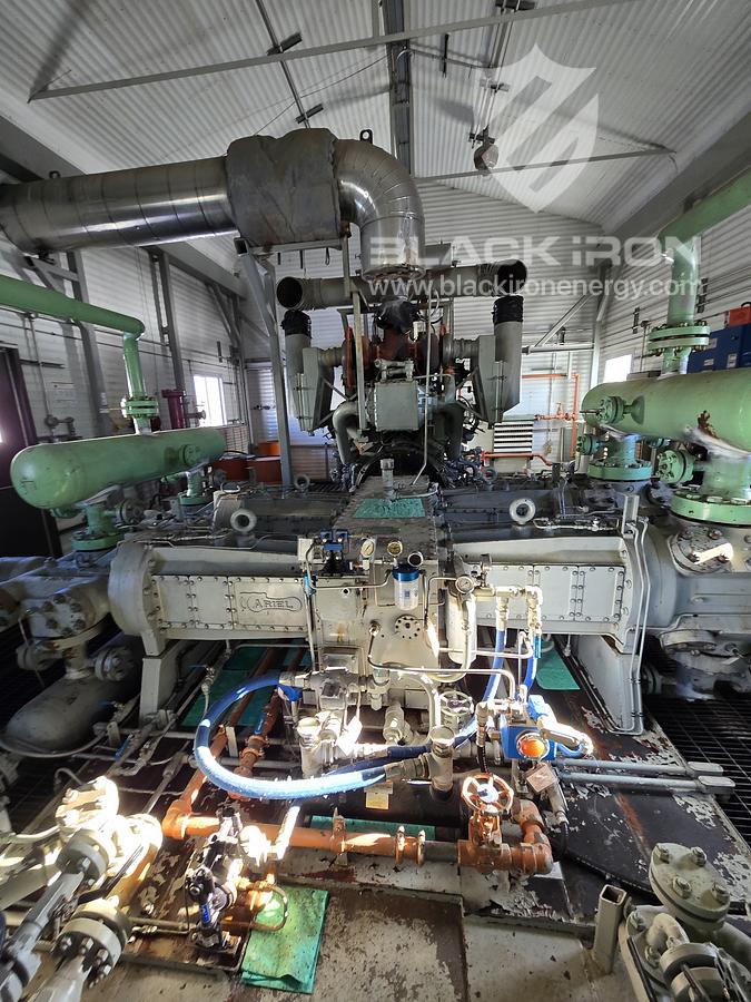 Used 1480 hp Waukesha L7042GSI Ariel JGK/4 2-Stage Sour Recip