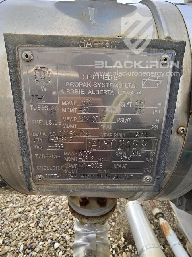 Used 15 MMSCFD Refrig Plant