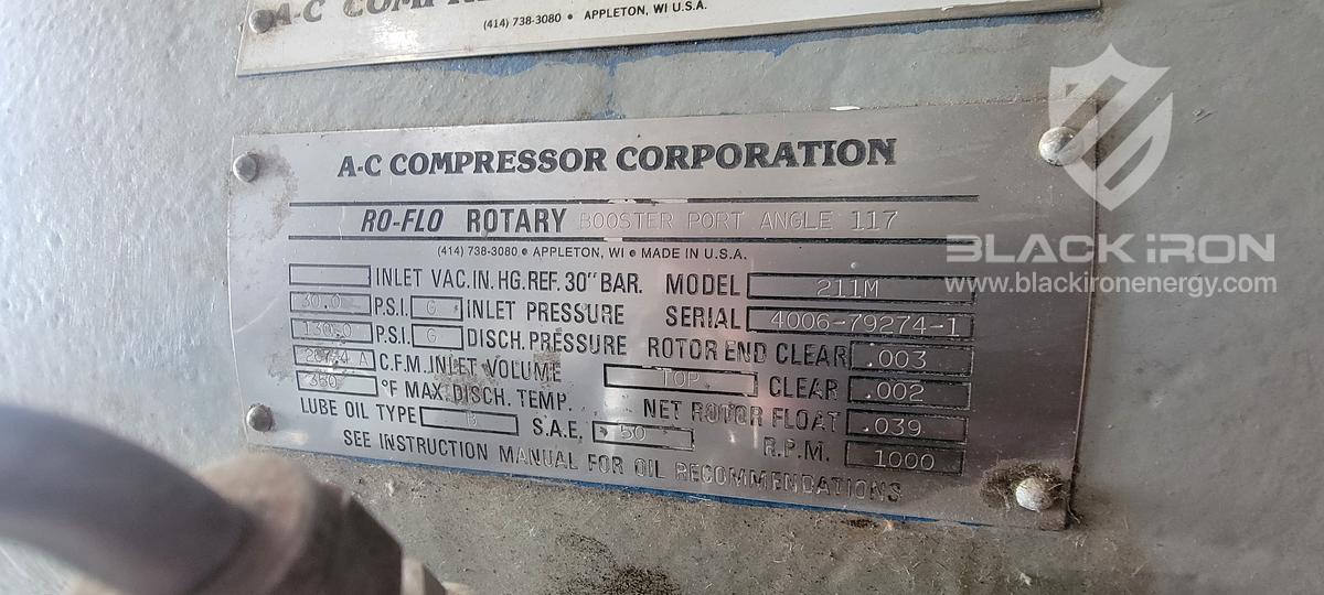 Used VRU Compressor - 211M