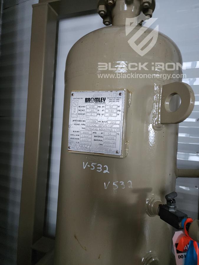 New Surplus 24" OD x 10' S/S Fuel Gas Sweetening Skid