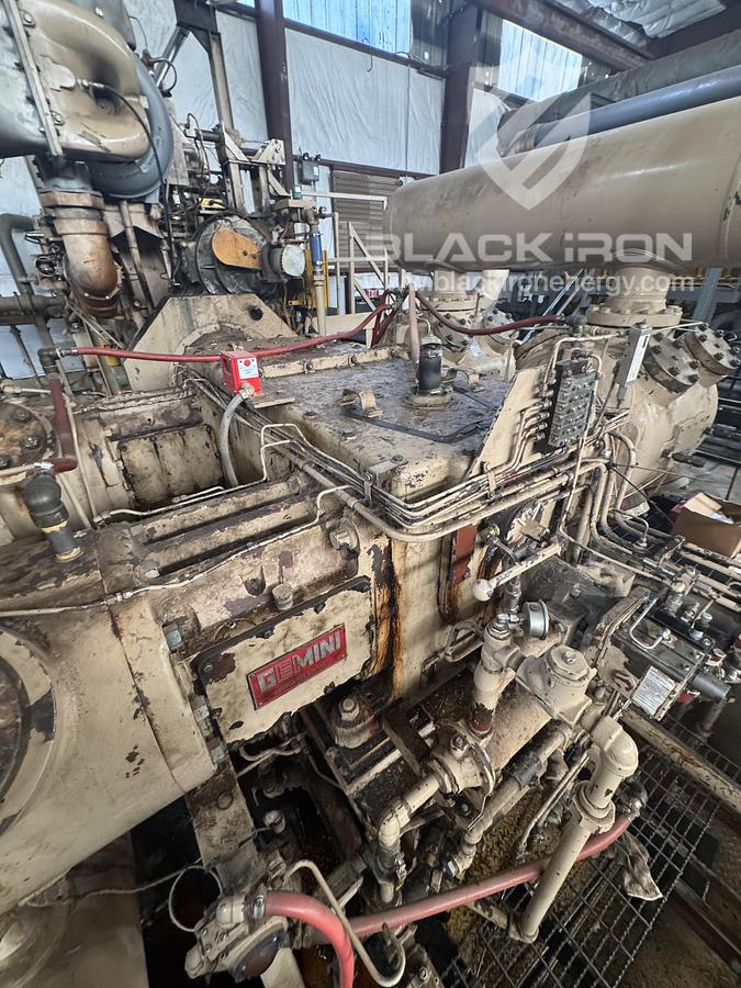 Used 2500 HP CAT G3608 2 Stage Sweet Gemini F117