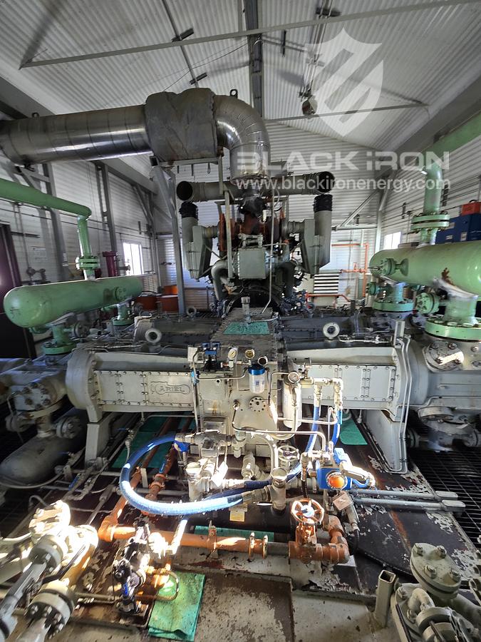 Used 1480 hp Waukesha L7042GSI Ariel JGK/4 2-Stage Sour Recip