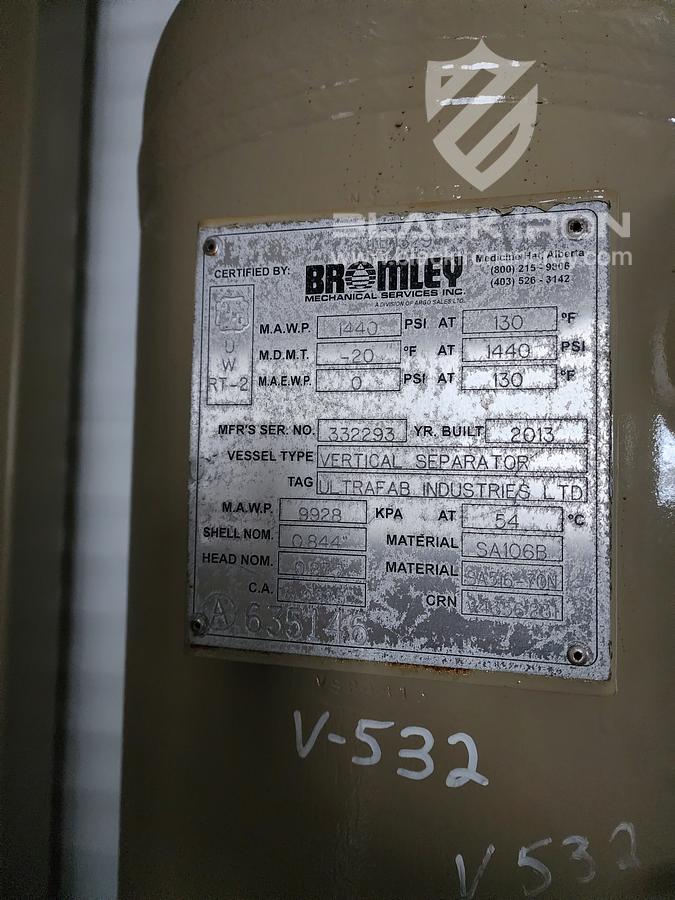 New Surplus 24" OD x 10' S/S Fuel Gas Sweetening Skid