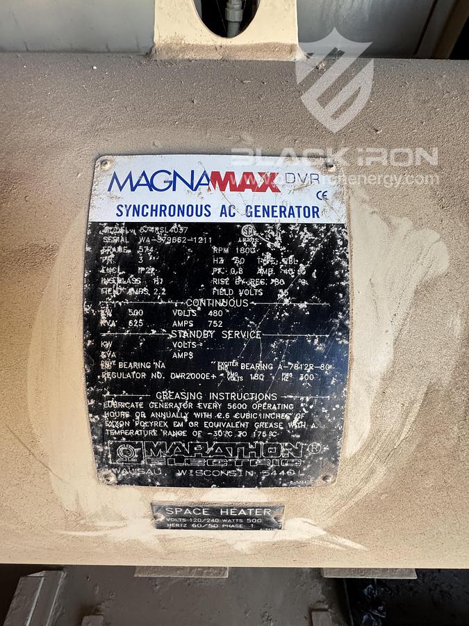 Used 500 kW Waukesha L36GSI Genset - UNIT 1