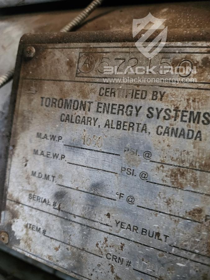 Used 1150 hp CAT G3516LE-A3 GE Gemini ES602 2-Stage Sour (1 of 2 Available)