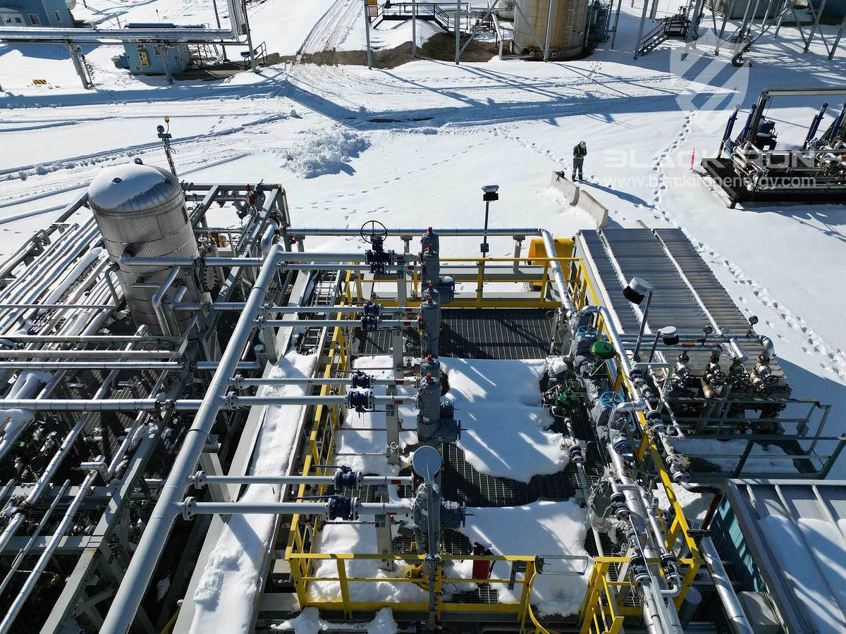 Used Crude Oil Frac Plant