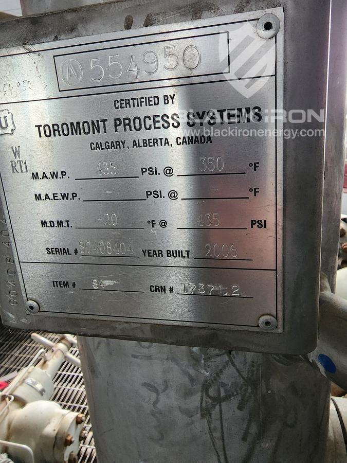 Used 400hp Ariel JGJ4, 5 Stage Acid Gas Compressor
