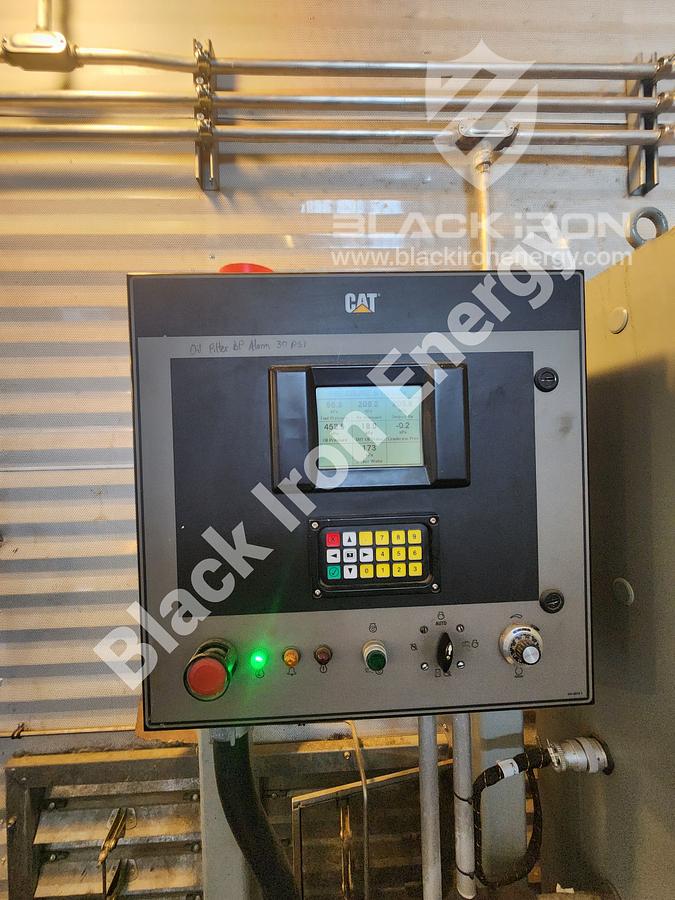 Used 2370 hp Caterpillar G3608-A3 natural gas engine c/w EJW/TAW Cooler, Air Intake, Silencer, & Hot Start (Tag K-5800)