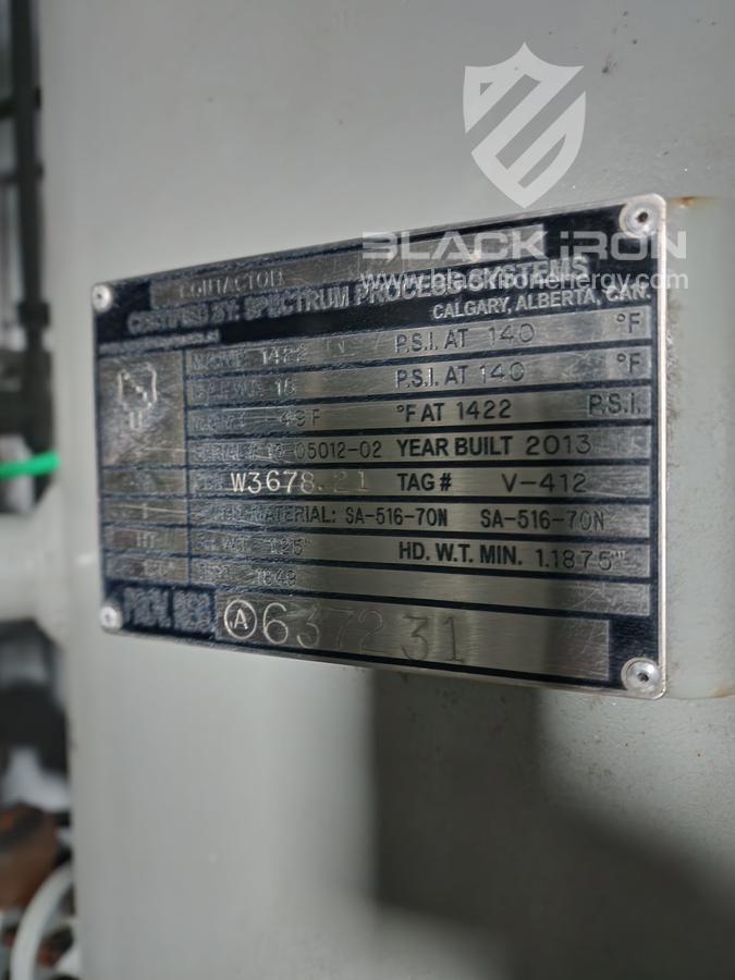 New Surplus 30" OD x 30' S/S x 1415 psig Sour Dehy