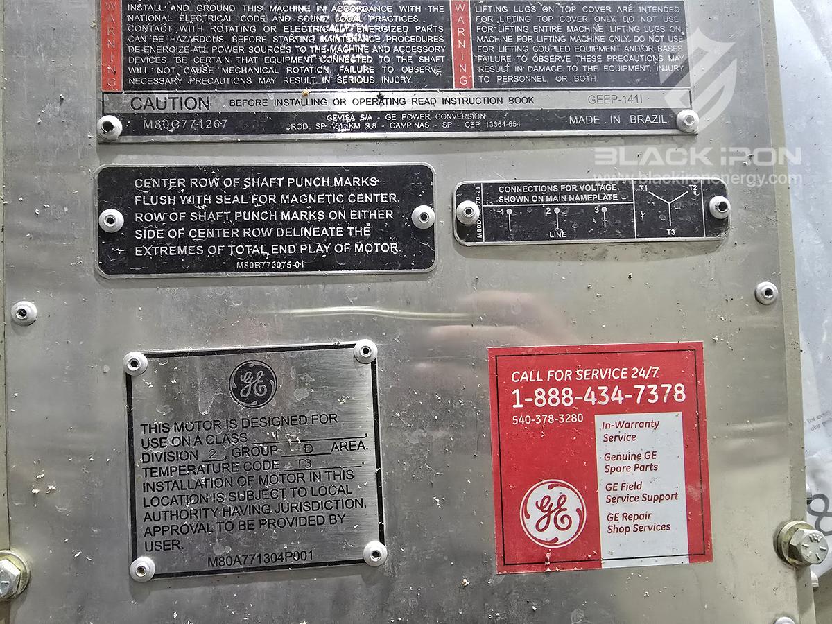 Used 5500 hp GE Electric Drive Ariel KBZ/6 4-Stage (1 of 4 Available)