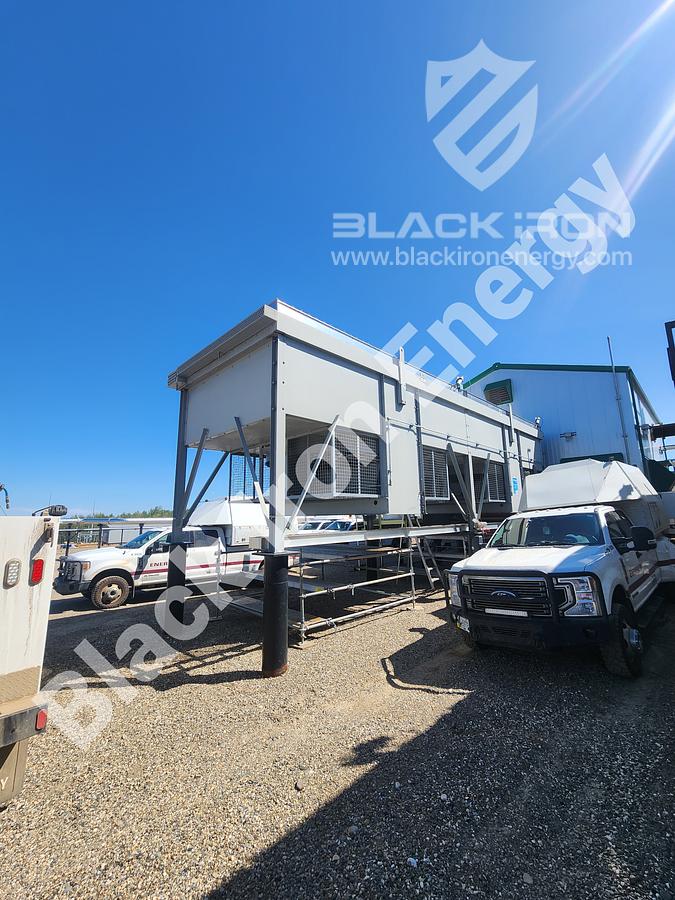 Used 2370 hp Caterpillar G3608-A3 natural gas engine c/w EJW/TAW Cooler, Air Intake, Silencer, & Hot Start (Tag K-2800)