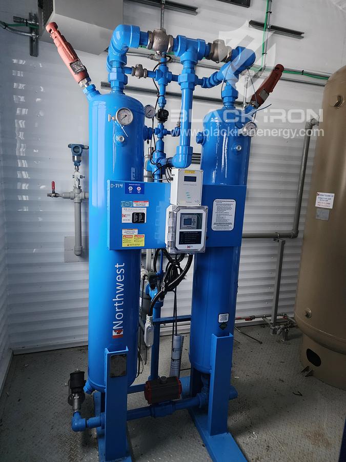 New Surplus Dual 40 hp EMD Instrument Air Package