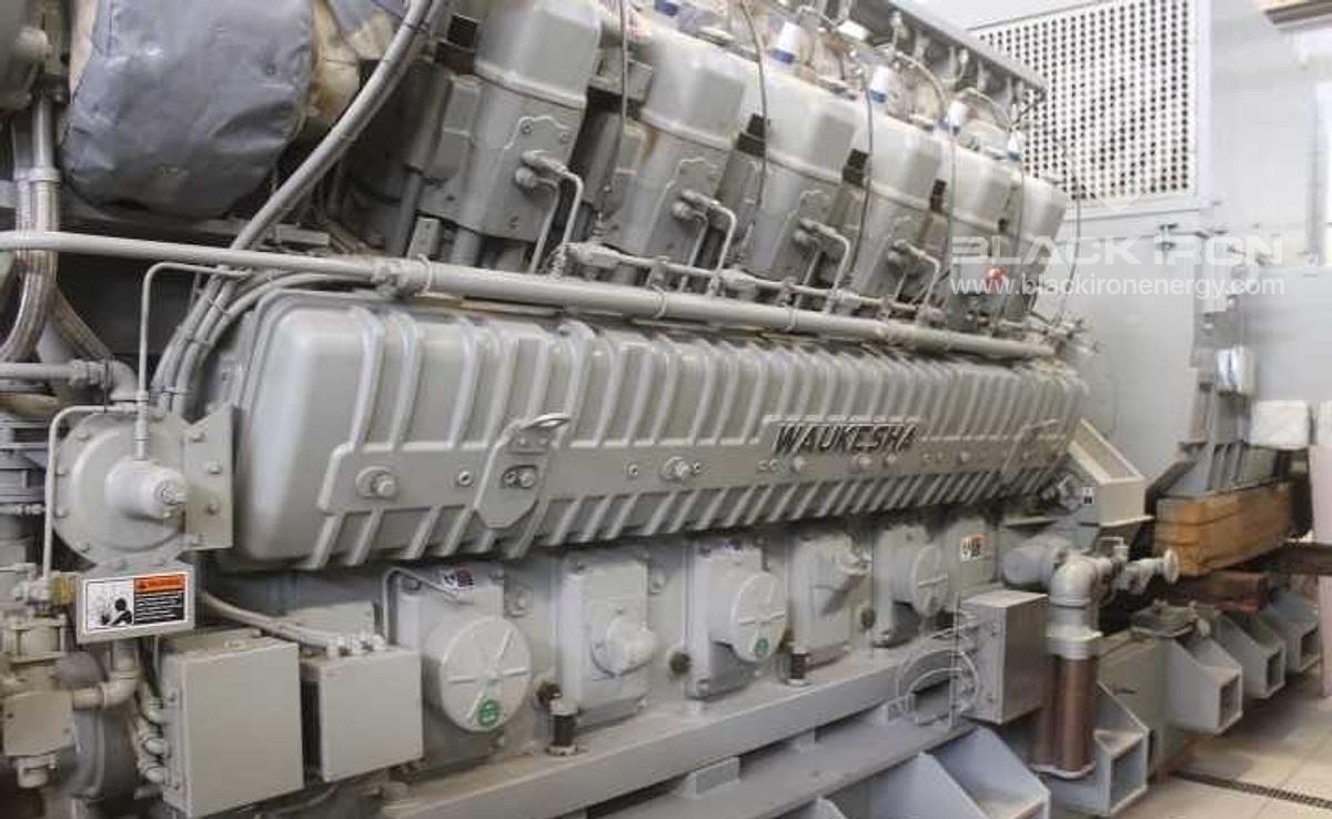 Used Qty.2 - 2100 kW Waukesha AT27 Gensets