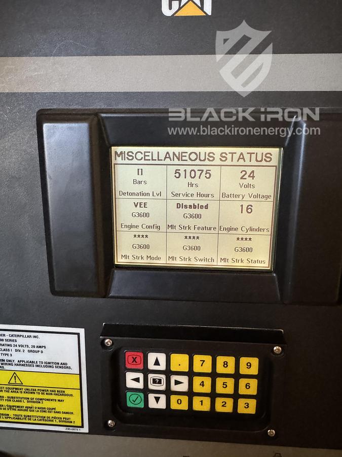 Used 4735 HP CAT 3616, KBZ/4 3 Stage Sweet