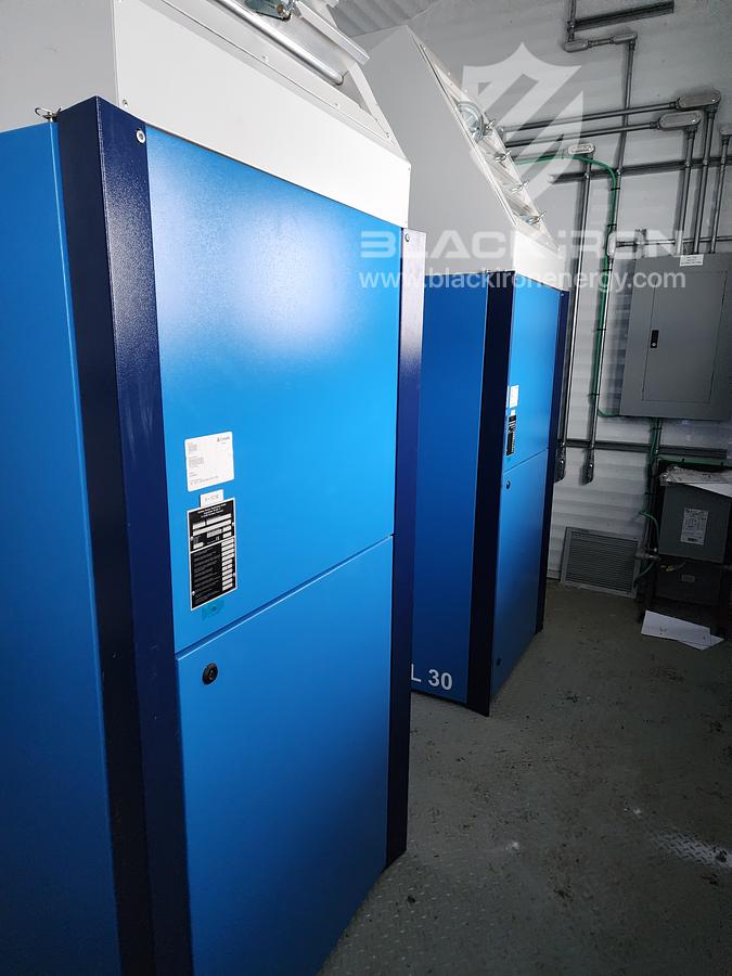 New Surplus Dual 40 hp EMD Instrument Air Package