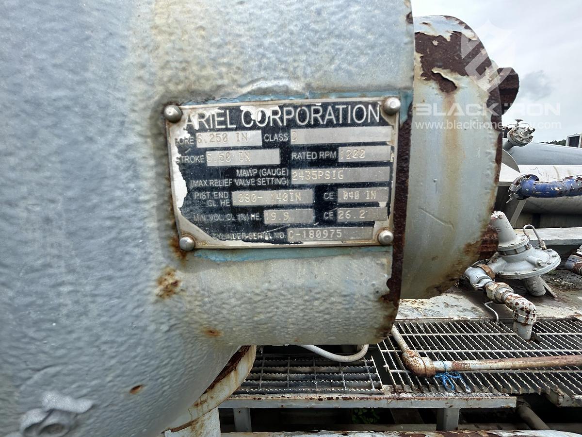 Used 2370 hp CAT 3608TA Ariel JGD/4 4-Stage Sour Recip Unit #090132