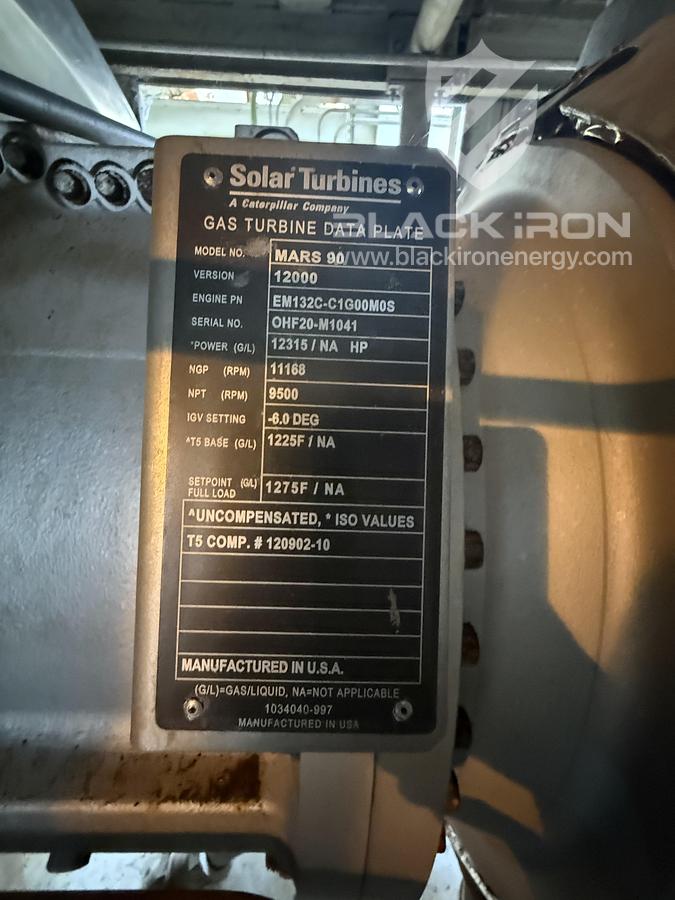 Used Mars 90 Compressor Turbine 2