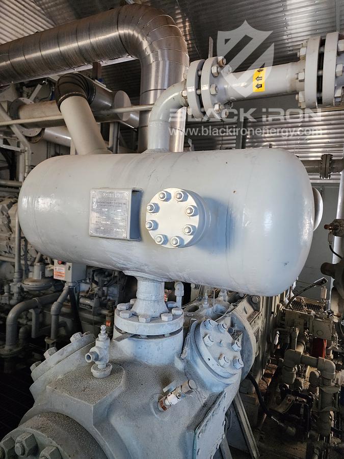 Used 1150 hp CAT G3516LE-A3 GE Gemini ES602 2-Stage Sour (1 of 2 Available)