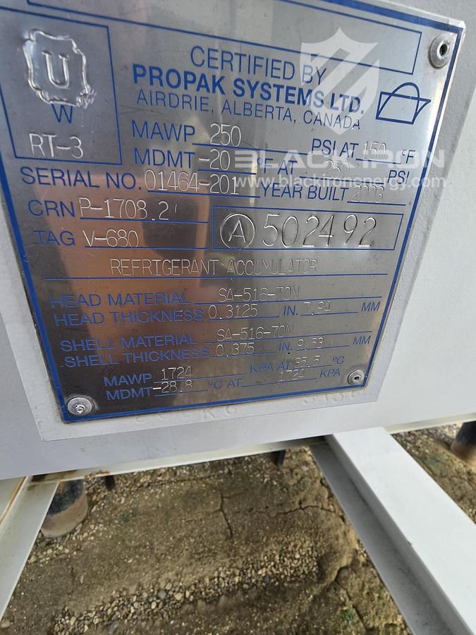 Used 15 MMSCFD Refrig Plant