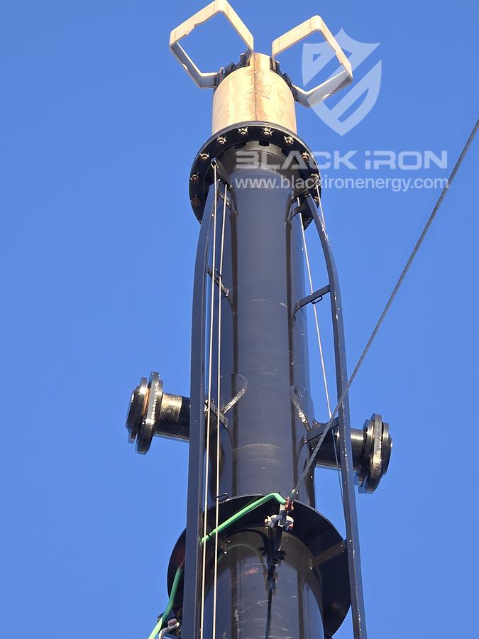 New Surplus 16" OD x 60' H Flare Stack