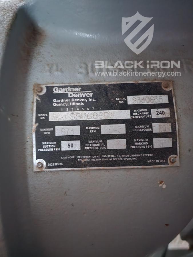 New Surplus 75 HP, Electric Drive, Gardener Denver VRU, Sour