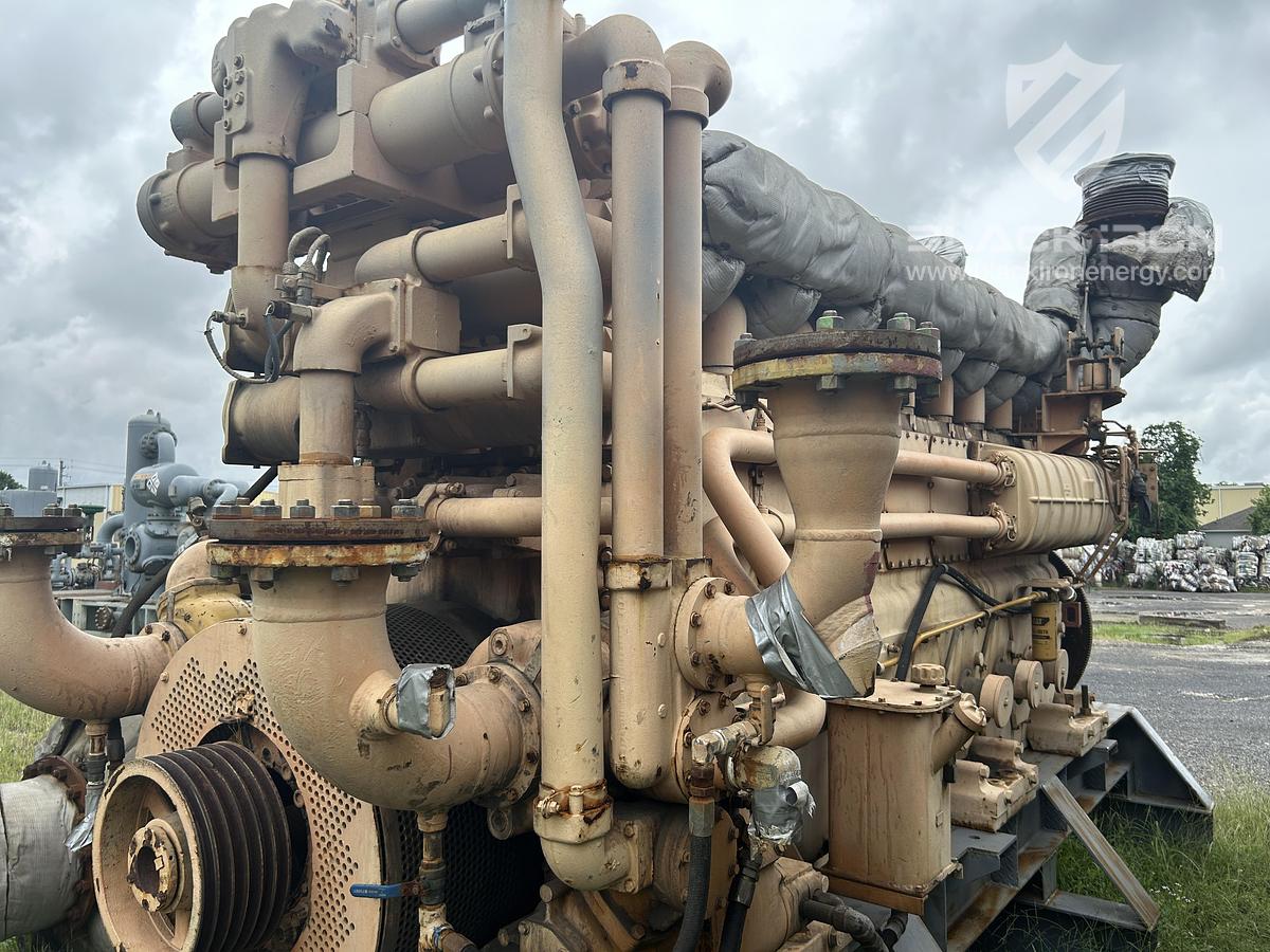 Used 2370 hp CAT 3608TA Ariel JGD/4 4-Stage Sour Recip Unit #090132