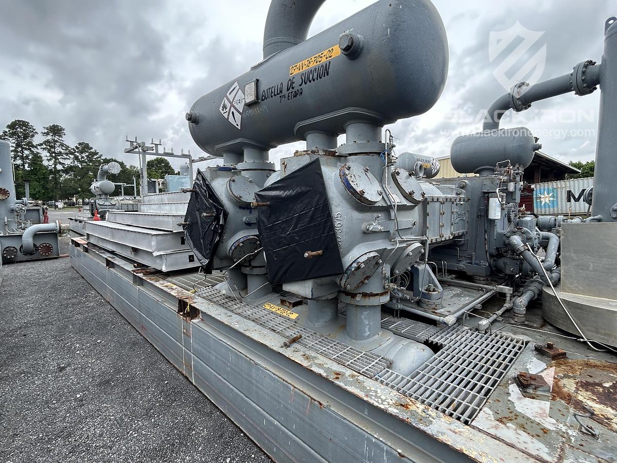Used 2370 hp CAT 3608TA Ariel JGD/4 3-Stage Sour Recip (1 of 3 Available) UNIT 090133