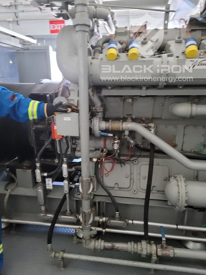 Used P48GL Dual Genset 700KW Nat Gas