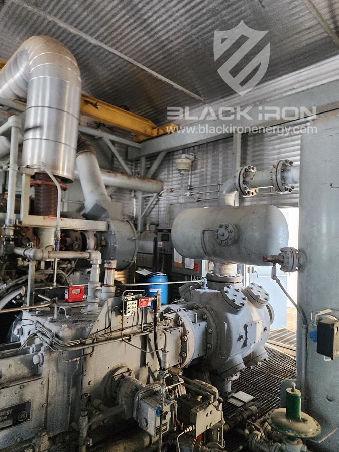 Used 1150 hp CAT G3516LE-A3 GE Gemini ES602 2-Stage Sour (1 of 2 Available)