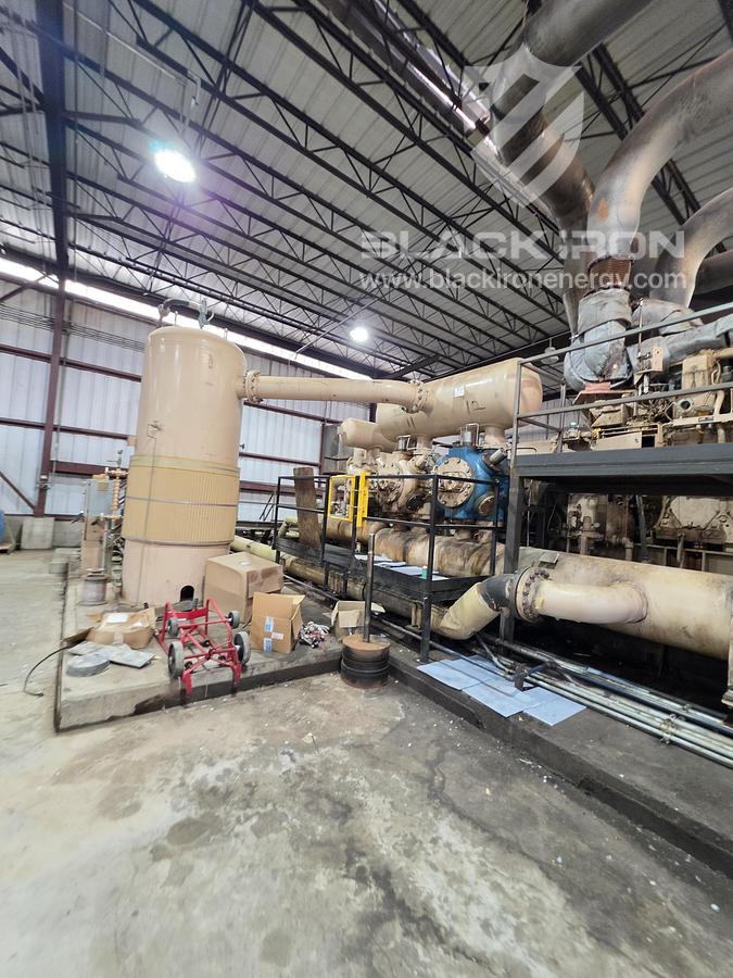 Used (2) 4890 Hp CAT 3616 JGC/6 3 Stage Sweet